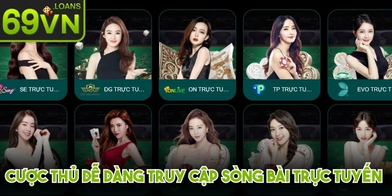 Cược thủ dễ dàng truy cập sòng bài trực tuyến bất kỳ lúc nào
