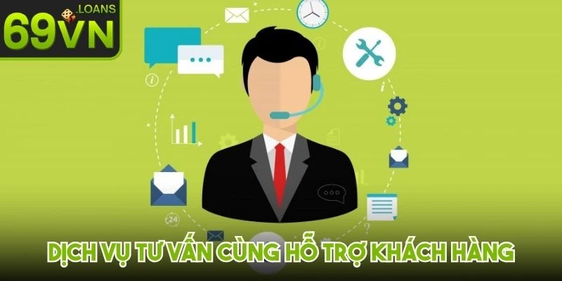 Dịch vụ tư vấn cùng hỗ trợ khách hàng qua hệ thống trực tuyến