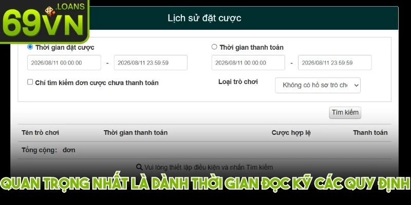 Quan trọng nhất là dành thời gian đọc kỹ các quy định rút tiền online